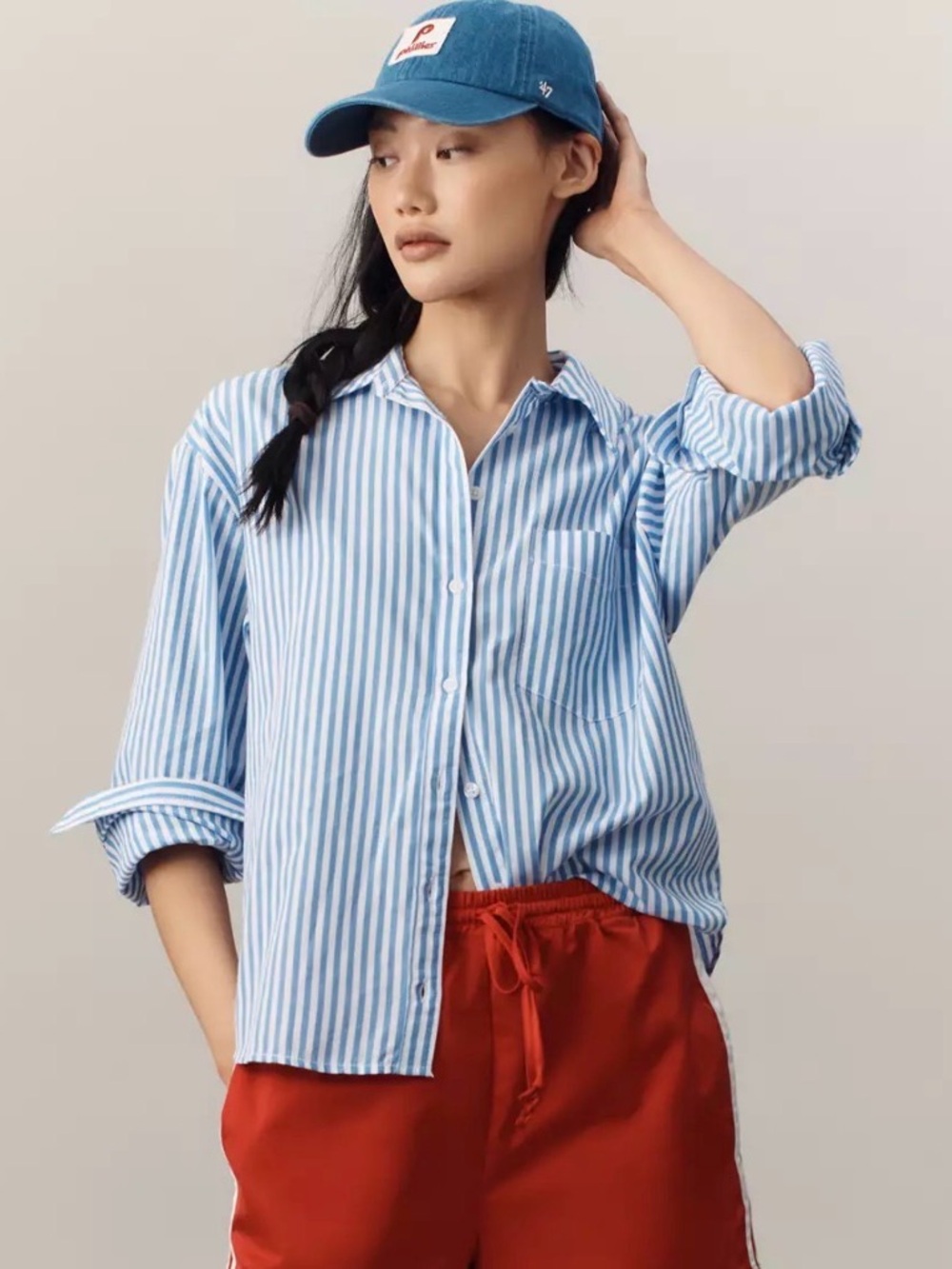 Maeve by ANTHROPLOGIE 100 % Cotton Buttondown Shirt - SIZE MEDIUM